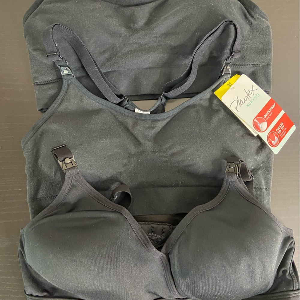 Playtex Black Nursing Bras Medium